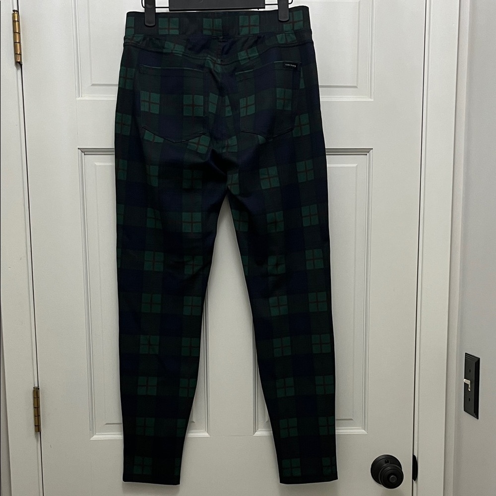 Sanctuary x Anthropologie Green Plaid Leggings - Size Medium - Picture 9 of 16